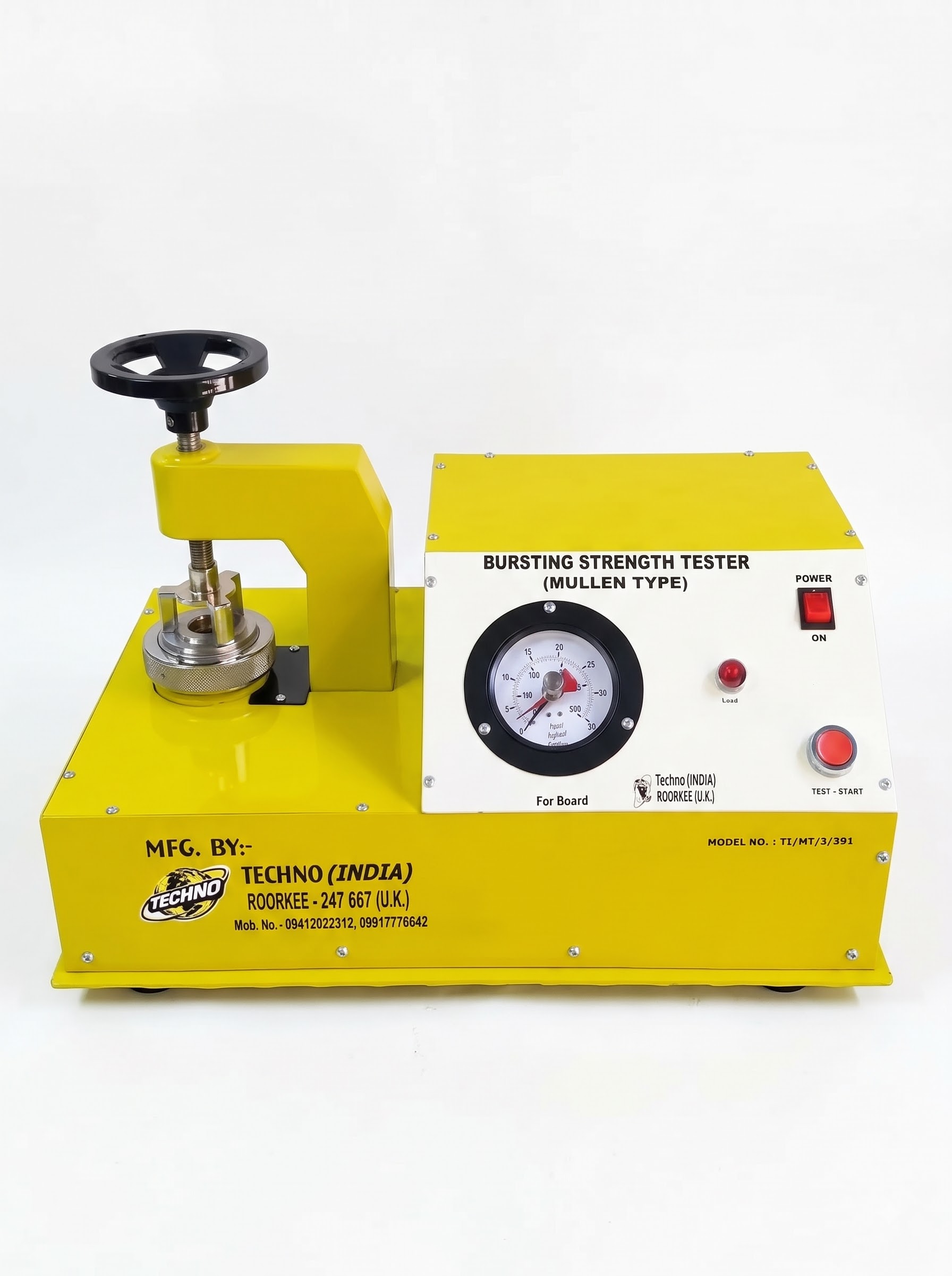 Bursting Strength Tester (Mullen Type)