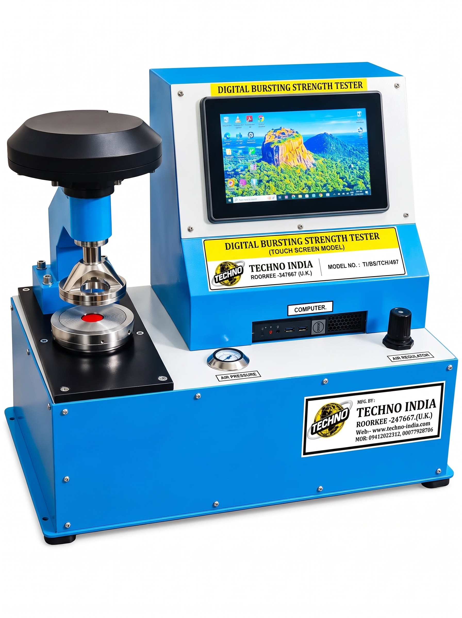 Digital Bursting Strength Tester (Touch Screen)