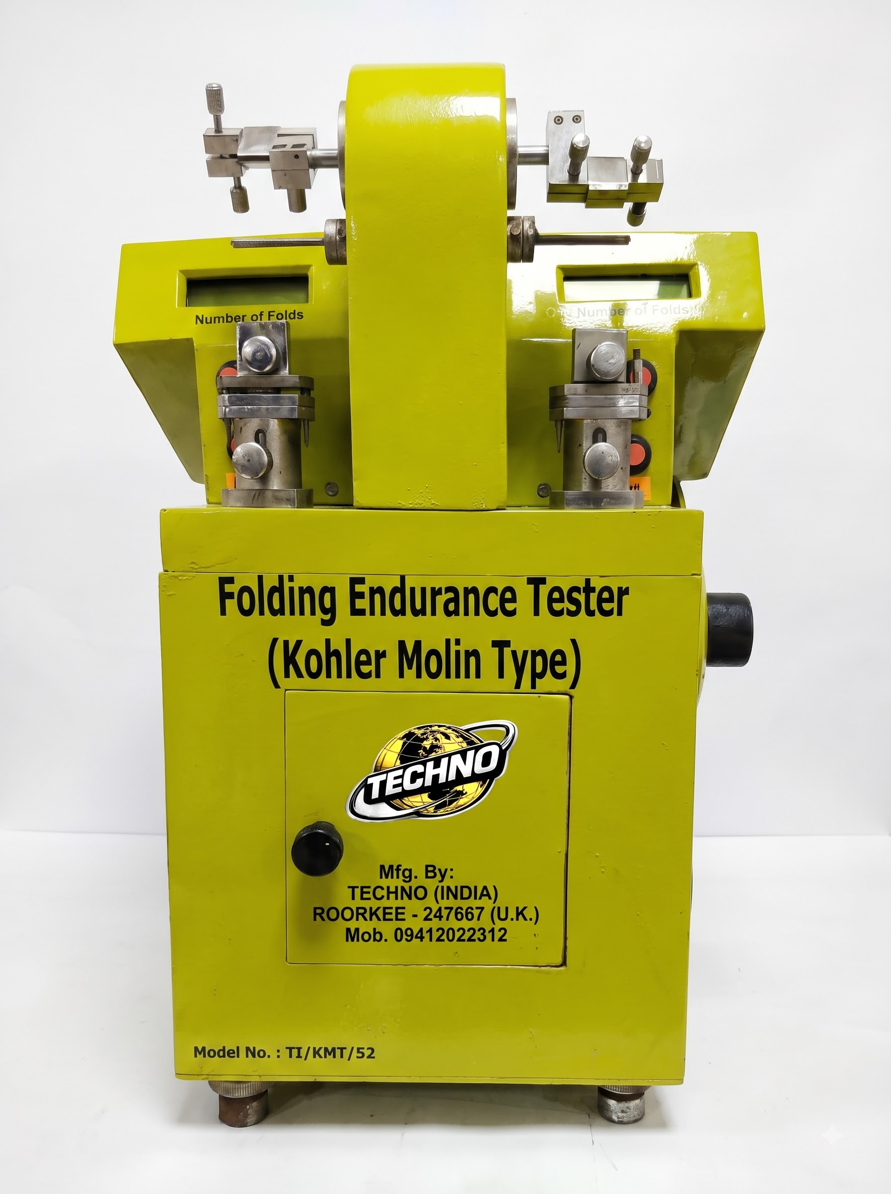 Folding Endurance Tester (Kohler Molin Type)